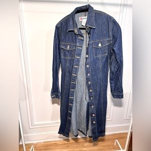 VINTAGE JEAN DRESS // GROGGY // Size small 💙